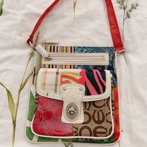 ⭐️funky multi pattern purse